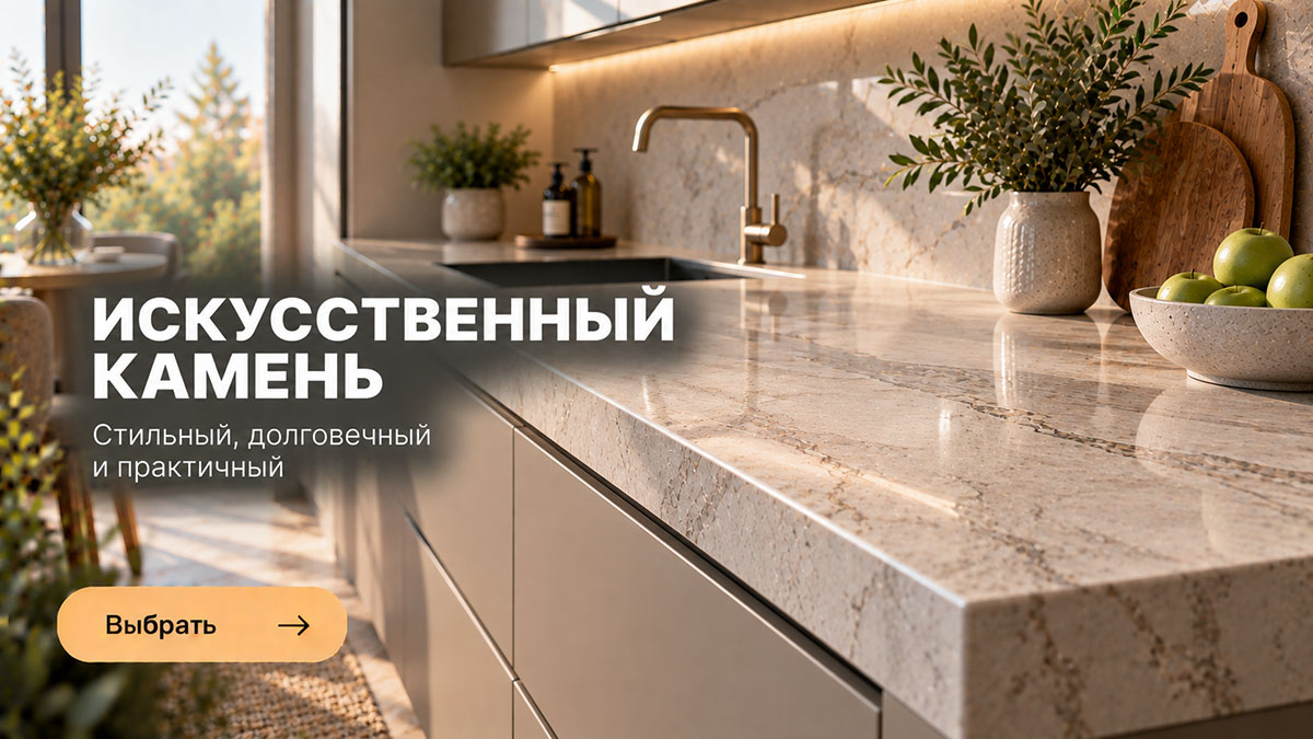 Столешница из искусственного камня